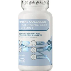 Collagene Marino con Acido Ialuronico e Vitamina C 120 Capsule