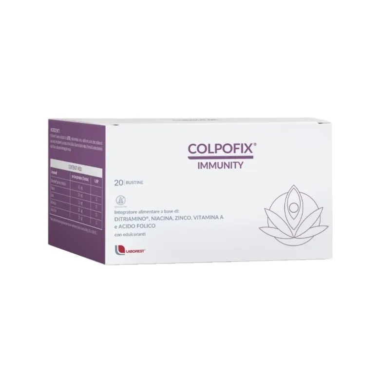 Colpofix Immunity Integratore per Sistema Immunitario 20 Bustine