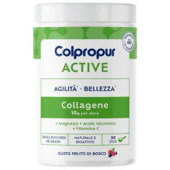 Colpropur Active Integratore con Collagene Naturale Gusto Frutti di Bosco 345gr