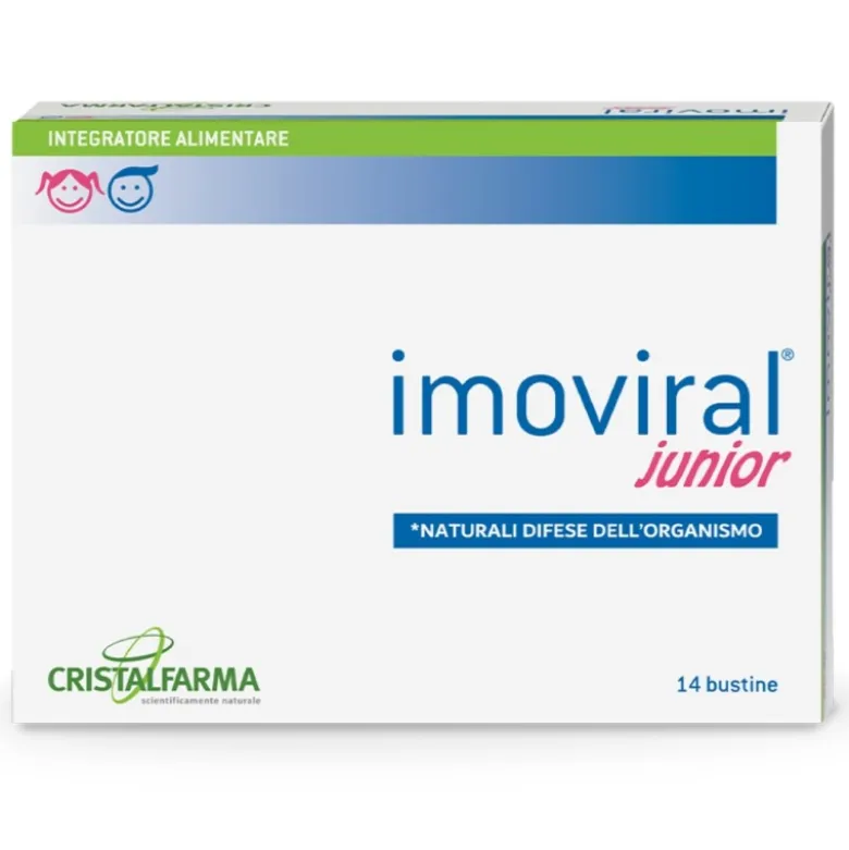 Cristalfarma Imoviral Junior per Difese Immunitarie 14 Bustine