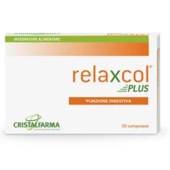 Cristalfarma Relaxcol Plus per Funzionalità Gastrointestinale 30 Compresse