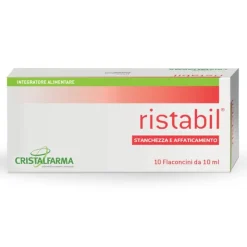 Cristalfarma Ristabil Integratore Ricostituente e Energetico 10 Flaconcini