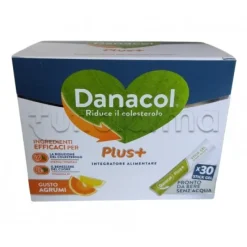 Danacol Plus Integratore per Colesterolo 30 Stick Gel da Bere
