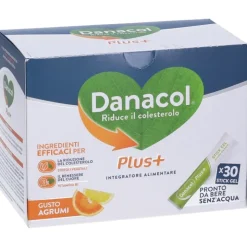 Danacol Plus Integratore per Colesterolo 30 Stick Gel da Bere