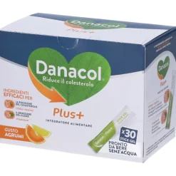 Danacol Plus Integratore per Colesterolo 30 Stick Gel da Bere