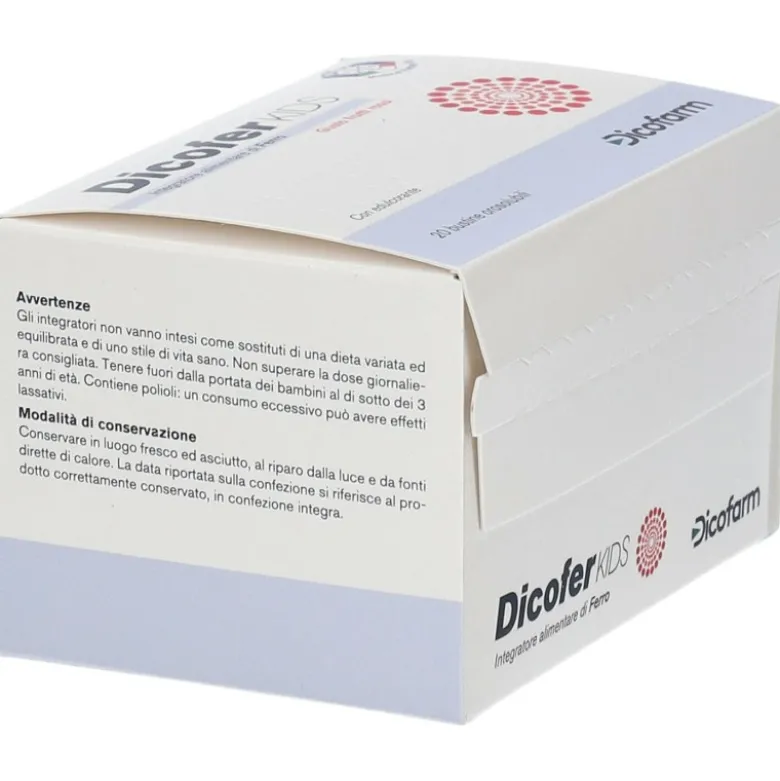 Dicofer Kids Ferro Per Bambini 20 Bustine Orosolubili
