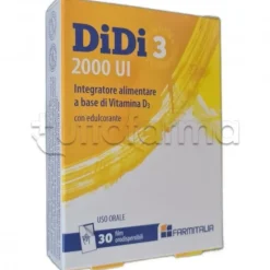Didi3 2000 UI Integratore con Vitamina D3 30 Film Orodispersibili