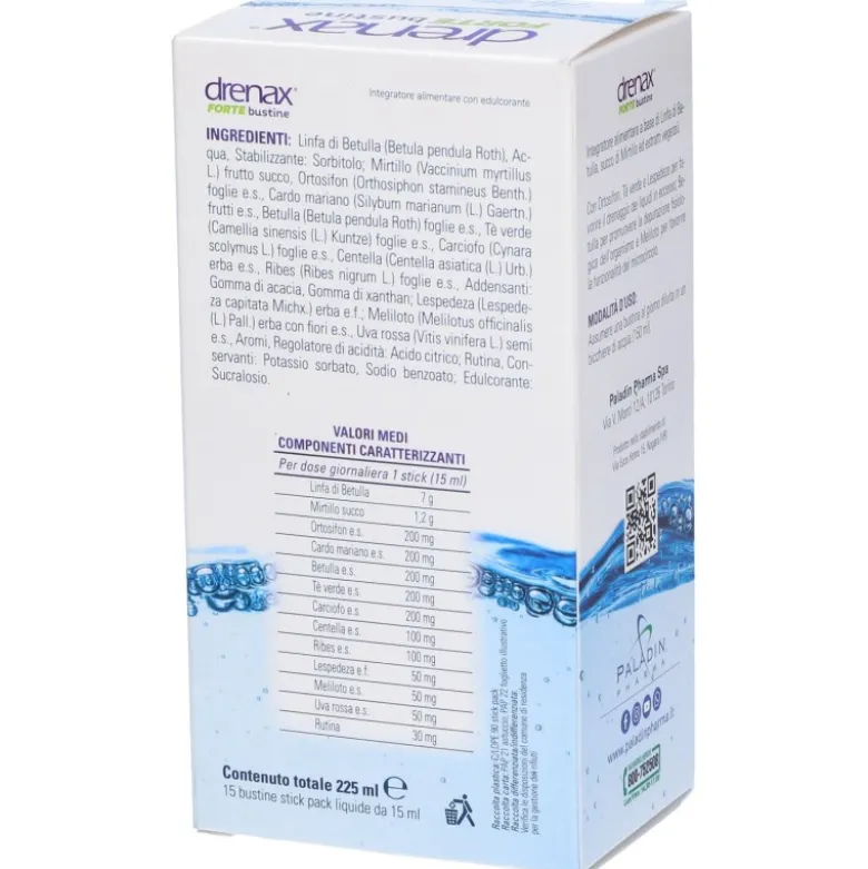Drenax Forte Mirtillo Drenante 15 Stick