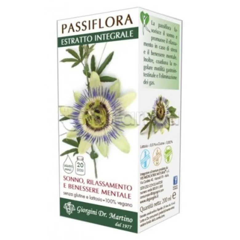 Dr Giorgini Passiflora Integratore per Ansia e Stress 200ml