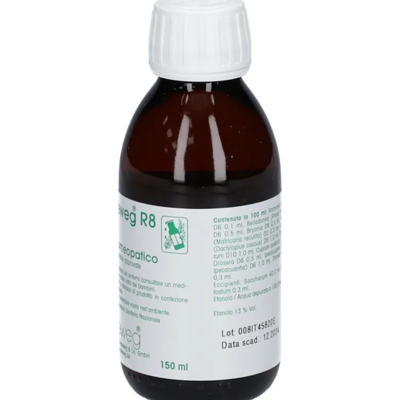 Dr. Reckeweg R8 Sciroppo Omeopatico per Tosse Grassa 150ml