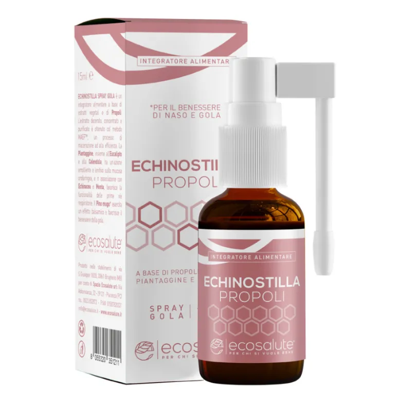 Echinostilla Propoli Spray Orale per Difese Immunitarie 15ml
