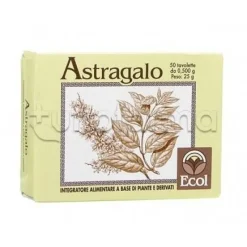 Ecol Astragalo Integratore per Sistema Immunitario 50 Tavolette