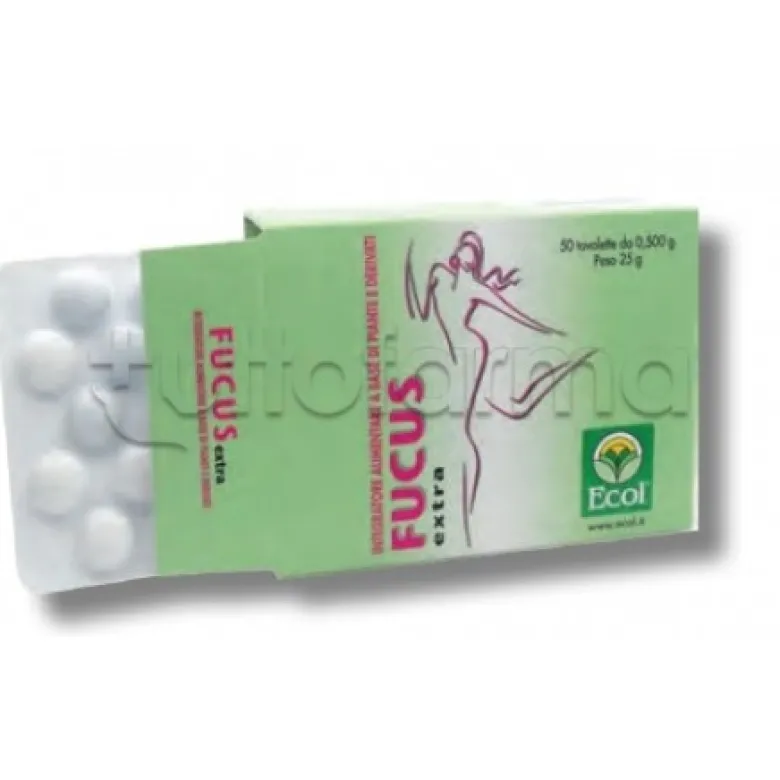 Ecol Fucus Extra Integratore per Sovrappeso 50 Tavolette