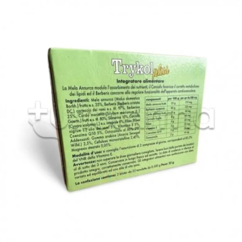 Ecol Trykol Plus Integratore per Colesterolo 50 Tavolette
