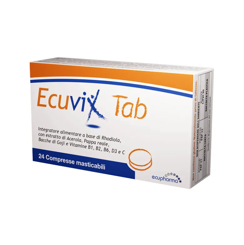Ecuvix Tab Integratore Ricostituente 24 Compresse Masticabili