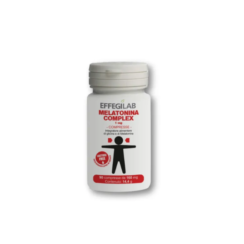 Effegilab Melatonina Complex Integratore Senza Lattosio 90 Compresse
