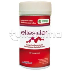 Ellesider Iron Fast Integratore di Ferro e Acido Folico 60 Compresse