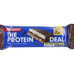 Enervit The Protein Deal Barretta Proteica per Sportivi Gusto Cioccolato e Vaniglia 55 g