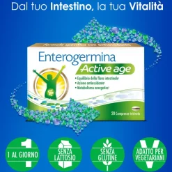 Enterogermina Active Age Integratore Flora Intestinale 28 Compresse