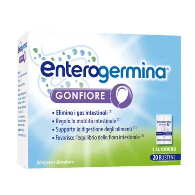 Enterogermina Gonfiore Integratore per Intestino 20 Bustine