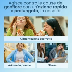 Enterogermina Gonfiore Integratore per Intestino 20 Bustine