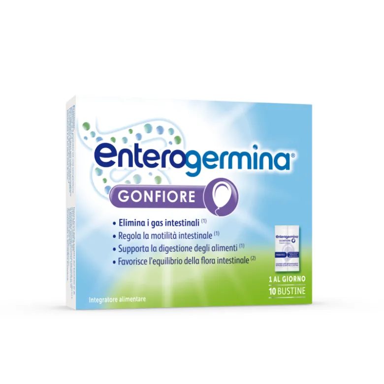 Enterogermina Gonfiore Integratore per Intestino 10 Bustine