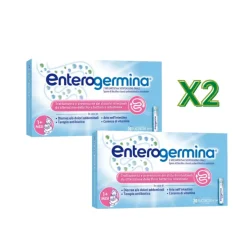 Enterogermina 2 Miliardi Fermenti Lattici per Intestino 20 Flaconcini - 2 Confezioni