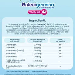 Enterogermina Viaggi Integratore Fermenti Lattici 12 Bustine