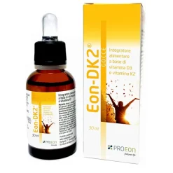 Eon-Dk2 Gocce Integratore per Ossa, Sistema immunitario e Muscoli 30ml