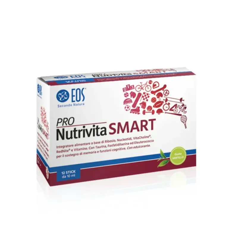 Eos Pro Nutrivita Smart Integratore per Stanchezza 12 Stick 10 ml