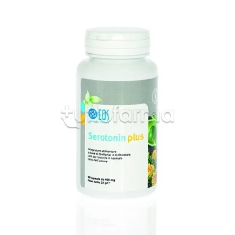 Eos Serotonin Plus Integratore per Tono dell'Umore 60 Capsule
