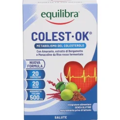 Equilibra Colest Ok Integratore per Colesterolo 20 Compresse