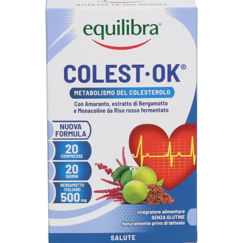 Equilibra Colest Ok Integratore per Colesterolo 20 Compresse