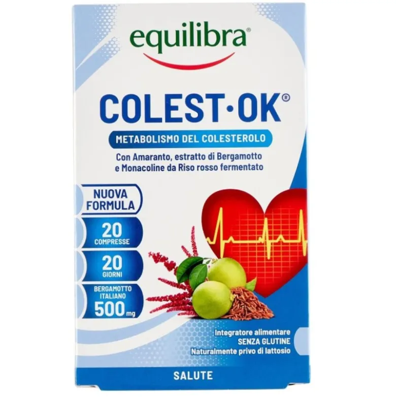 Equilibra Colest Ok Integratore per Colesterolo 20 Compresse