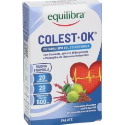 Equilibra Colest Ok Integratore per Colesterolo 20 Compresse