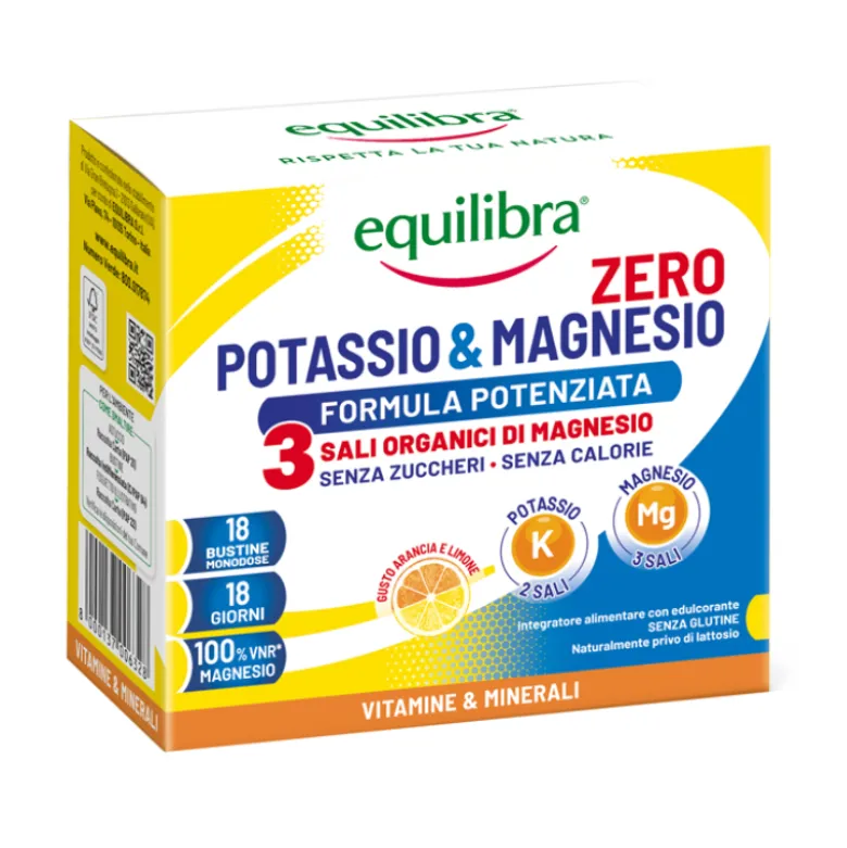 Equilibra Potassio e Magnesio Zero 18 Bustine