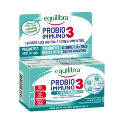 Equilibra Probio 3 Immuno per Difese Immunitarie e Flora Intestinale 30 Compresse