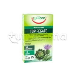 Equilibra Top Fegato con Aloe Integratore per Depurativo per il Fegato 30 Compresse