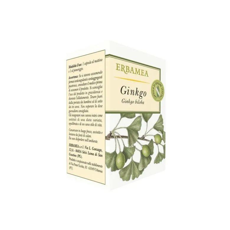 Erbamea Gingko Integratore per la Memoria 50 Opercoli