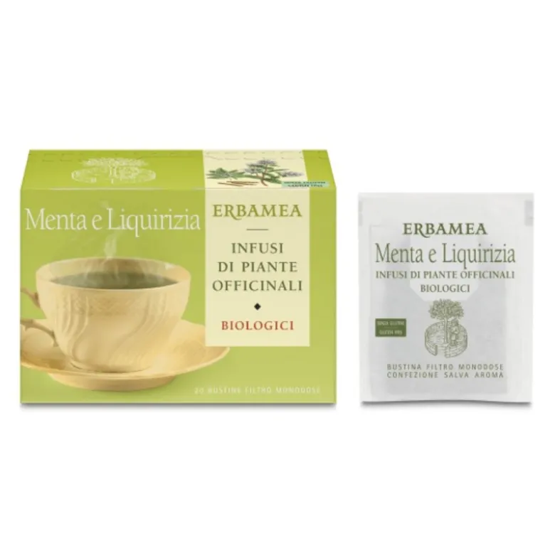Erbamea Infuso Menta e Liquirizia 20 Bustine