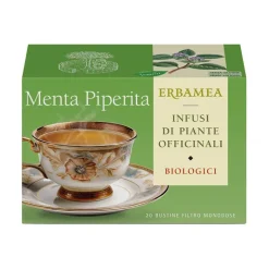 Erbamea Infuso Menta Piperita Biologica Rinfrescante e Balsamica 20 Bustine