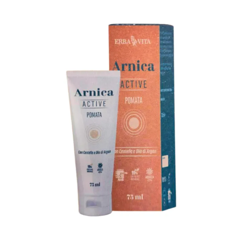 Erba Vita Arnica Active con Centella e Olio di Argan Pomata 75ml