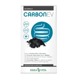 Erba Vita Carbonev Integratore per Digestione 30 Capsule
