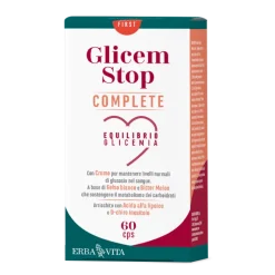 Erba Vita Glicem Stop Complete Integratore per la Glicemia 60 Capsule
