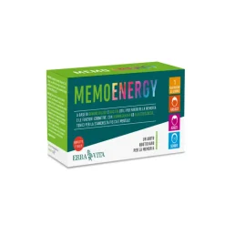 Erba Vita Memo Energy Integratore Alimentare per Memoria 10 Flaconcini