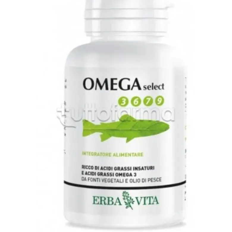 Erba Vita Omega Select 3 Integratore Colesterolo e Trigliceridi 120 Perle