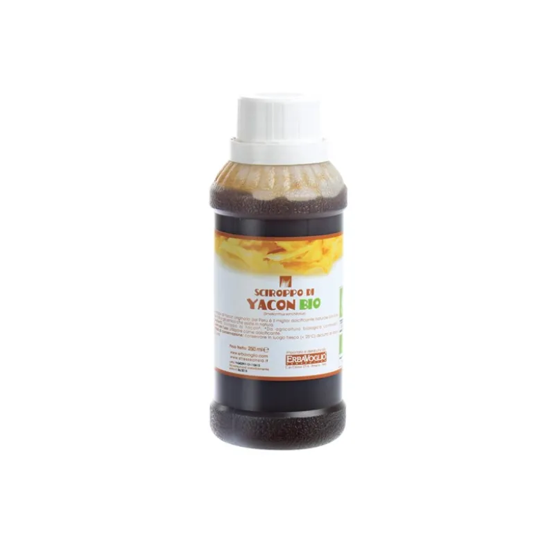 Erbavoglio Sciroppo di Yacon Bio Dolcificante Naturale 250 ml