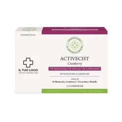 Erboristeria Magentina Activecist integratore vie urinarie e drenaggio 15 compresse