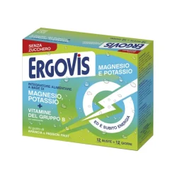 Ergovis Mg+k Vitamine B per Energia 12 Buste