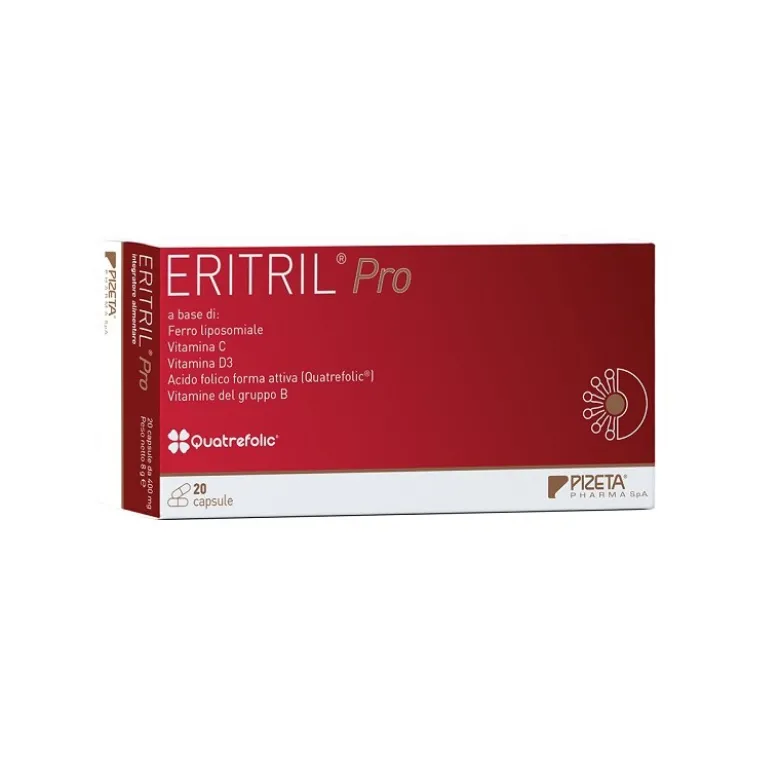 Eritril Pro integratore per carenza di ferro e stanchezza 20 capsule